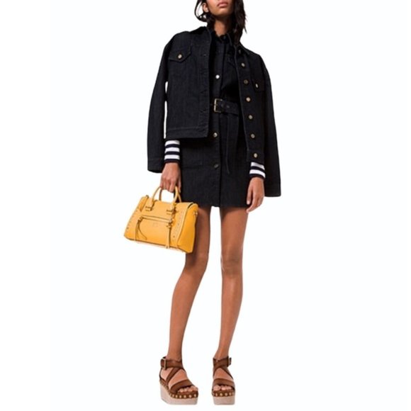 Michael Kors Jackets & Blazers - NWT MICHAEL KORS Classic Denim Black Jacket